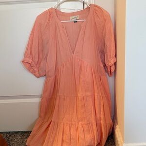 Universal Thread Coral V-Neck Dress